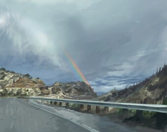 Arizona Rainbow Painting