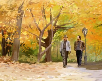 When Harry Met Sally Inspired Painting (7x5')