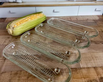 Vintage Corn Cob Cradle Dish Set of 4