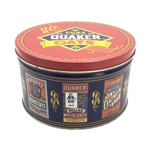 1983 Quaker Oatmeal Tin * Commemorative Limited Edition