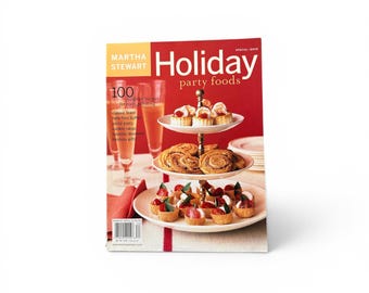 Vintage 2003 Martha Stewart Living Holiday Party Foods