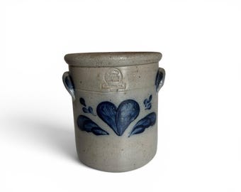 Vintage 1983 Salt Glaze Crock * Robinson Ransbottom Stoneware