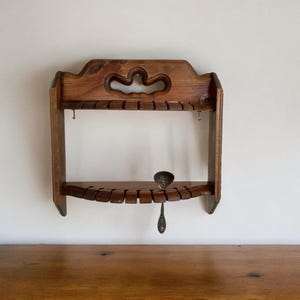 Vintage Collectible Spoon Display * Wall Decor