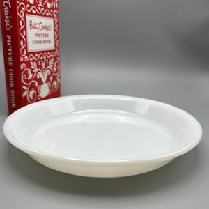 Vintage Fire King Milk Glass 10” Pie Plate