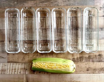 Vintage Corn Cob Cradle Dish Set of 6