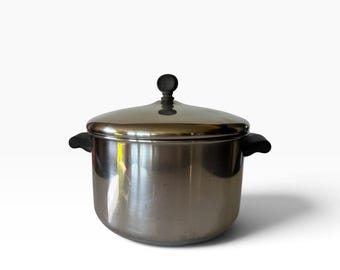 Vintage 4 Quart FarberWare Stock Pot with Lid