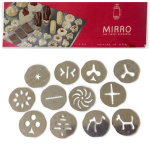 Replacement Mirro Cookie Press Disk