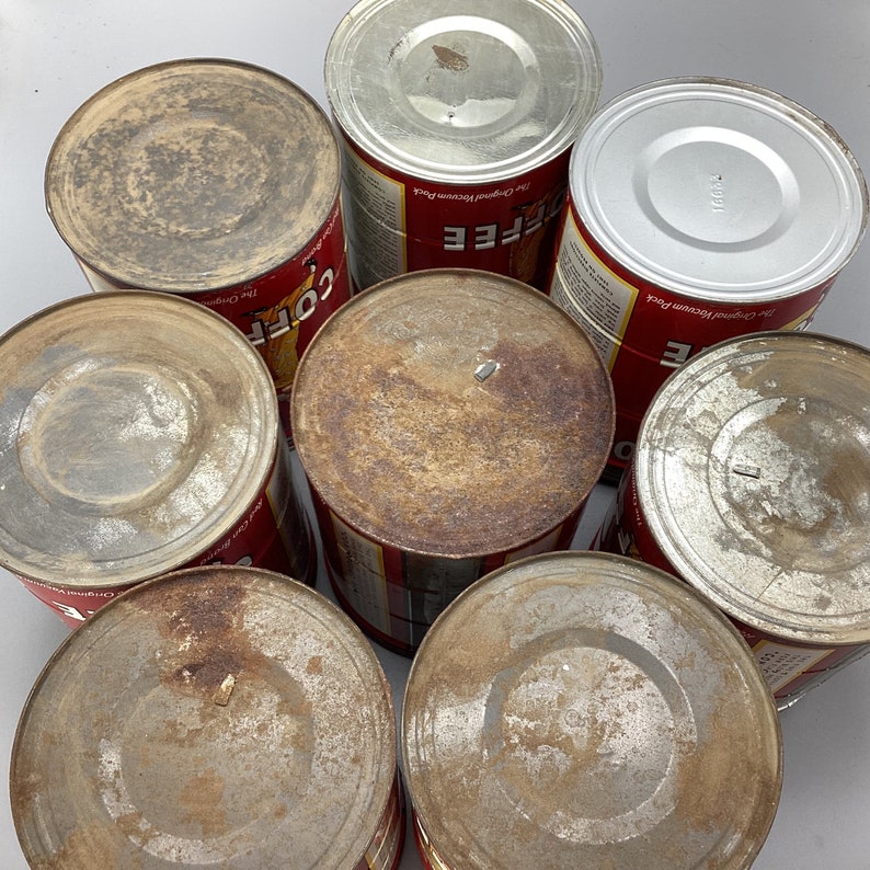 Vintage Hills Brothers or Folgers Coffee Tin Farm Kitchen Decor Etsy