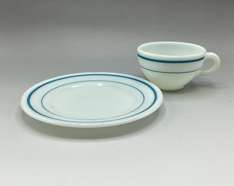 Vintage Pyrex Cup and Bread & Butter Dessert Plate