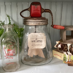 Vintage Butter Churn * Sears, Roebuck & Co. “Farm Master” Dairy Supplies
