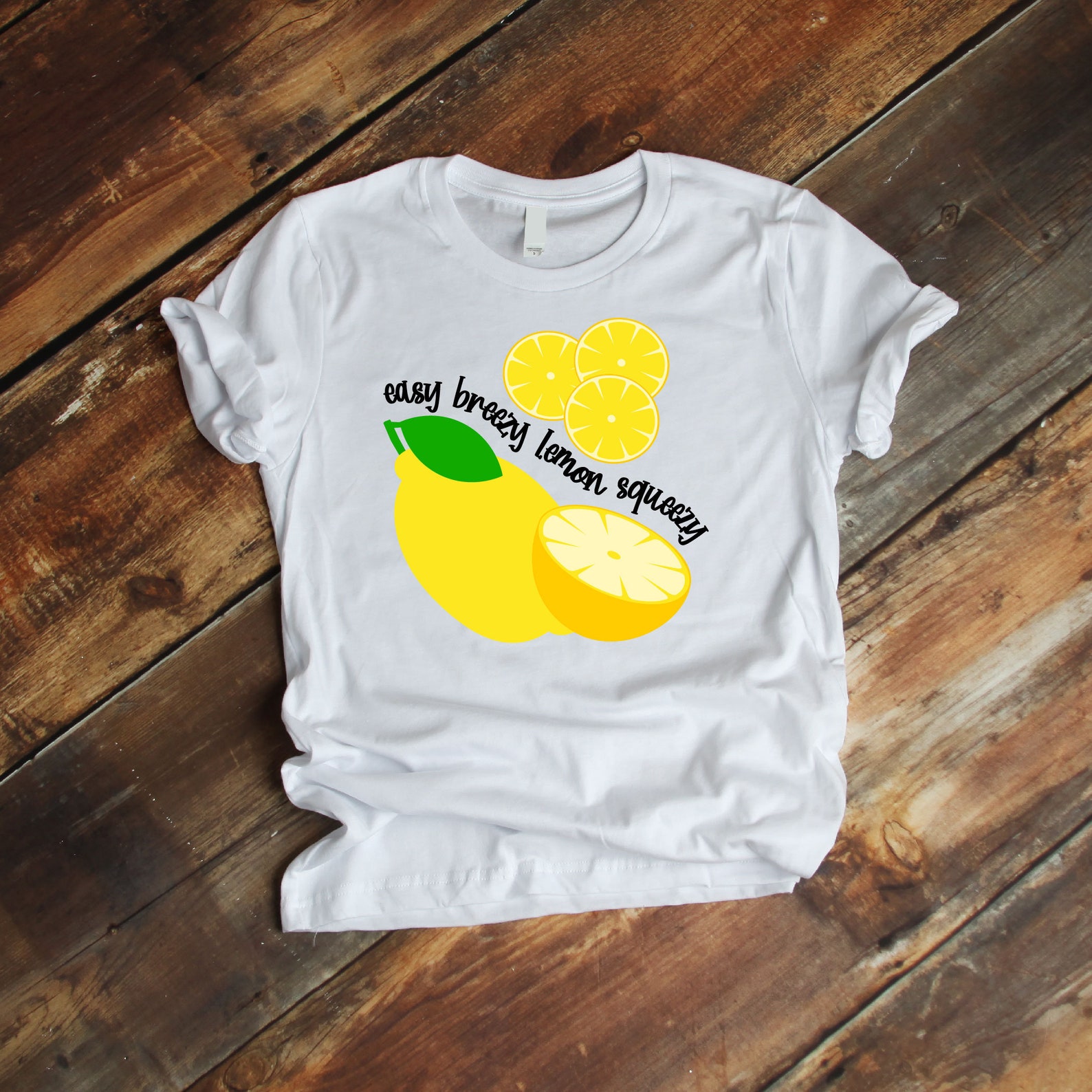 Easy Breezy Lemon Squeezy Cute Lemon Cut File Funny Quote | Etsy