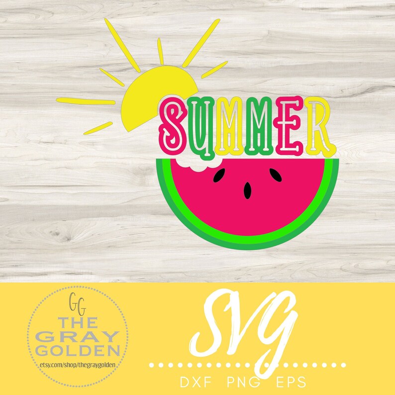Download Summer SVG for Cricut or Silhouette Cute Watermelon ...