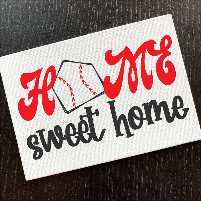 Home Plate SVG Cut File for Cricut or Silhouette Home ...