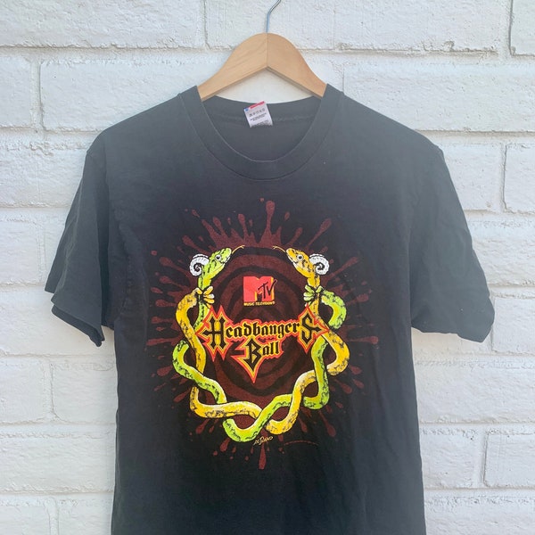 Headbanger's Ball 1991 Vintage MTV Shirt