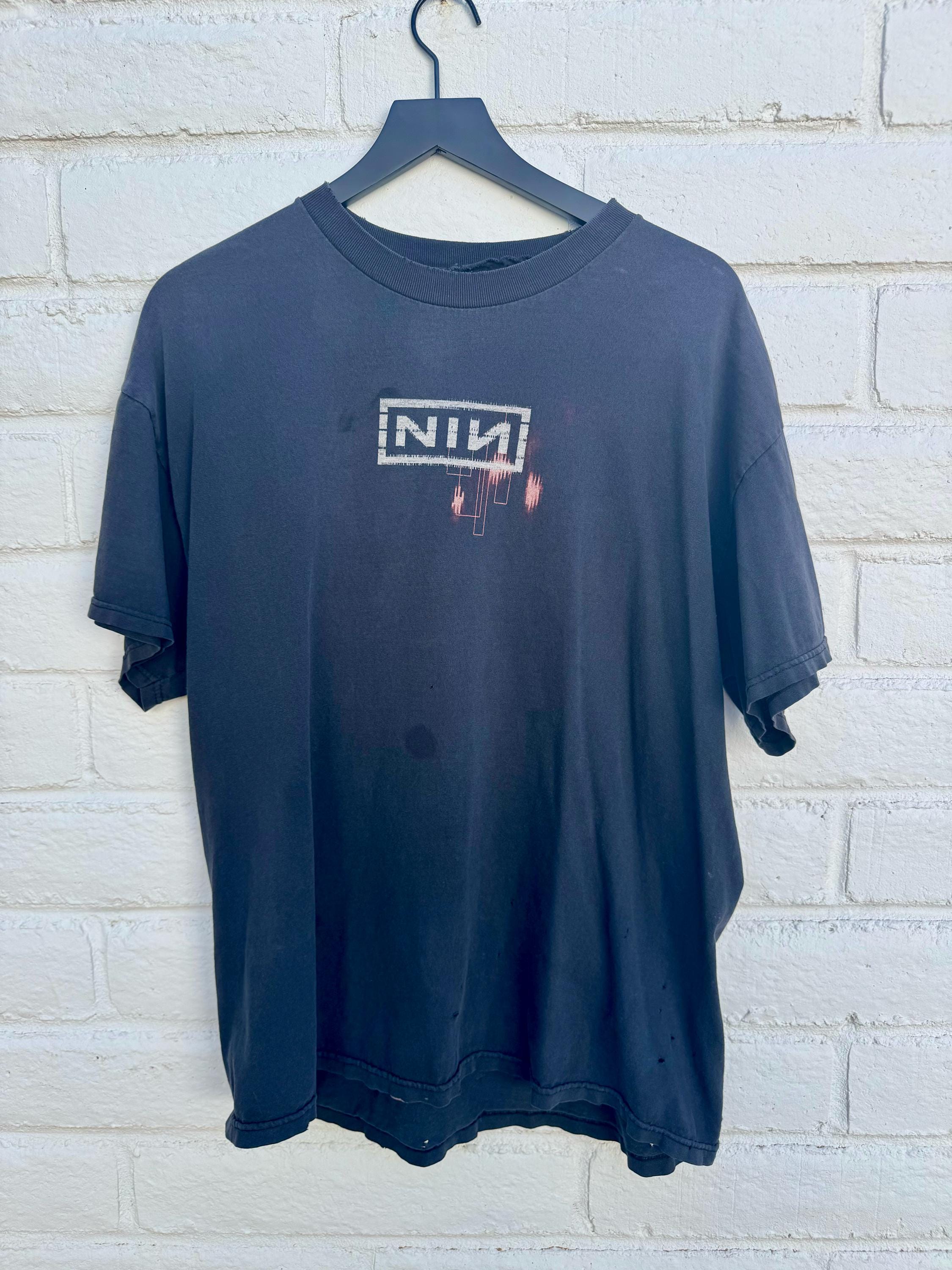 Vintage Nine Inch Nails Downward Spiral T Shirt - Etsy Vintage Nine Inch Nails Downward Spiral T Shirt - Etsy