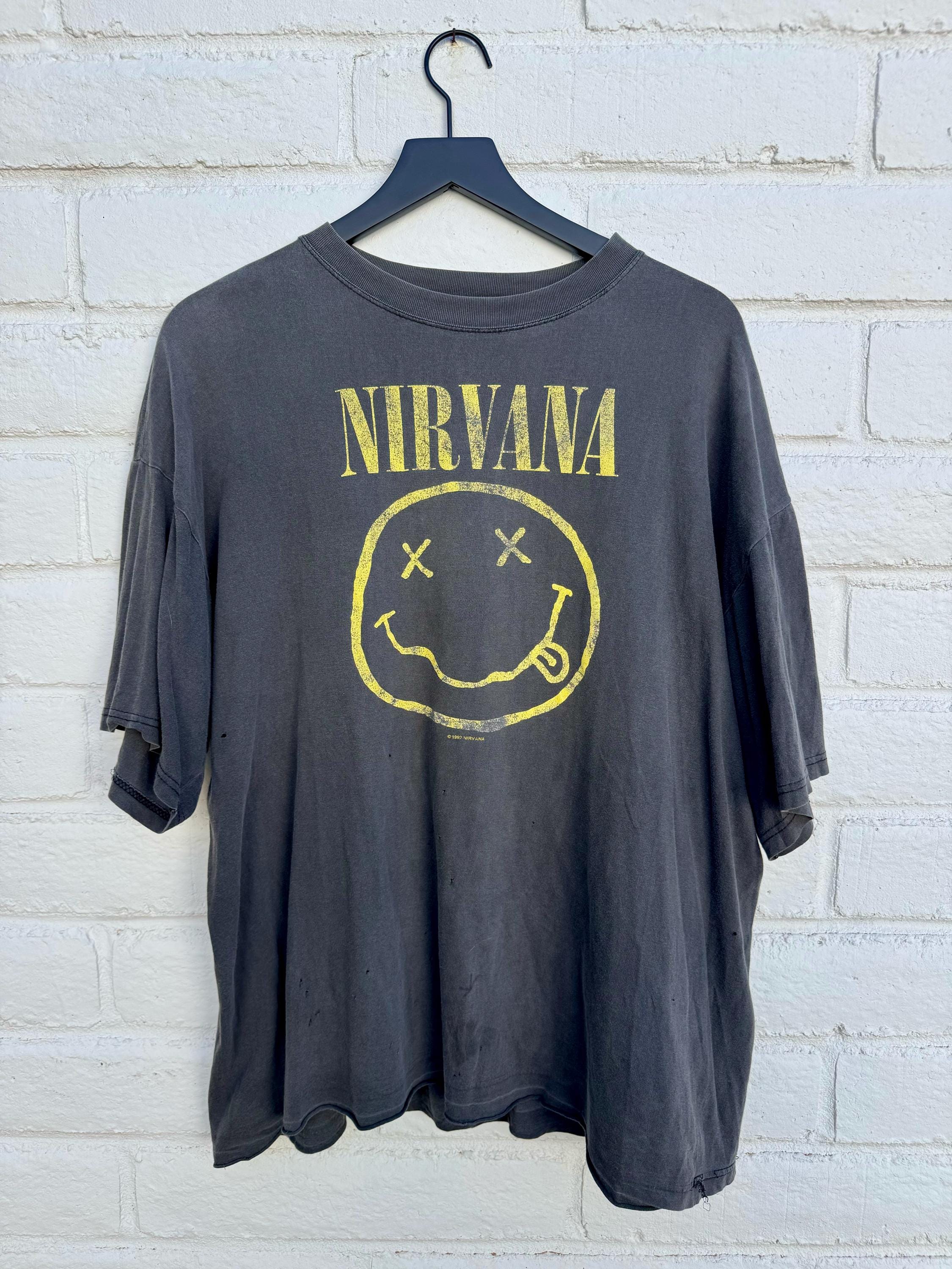 1992 Nirvana T Shirt - Etsy 1992 Nirvana T Shirt - Etsy