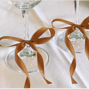 Customizable Satin Ribbon Place Card,  Elegant Seating tags, For Any Special Occasion Place Card, Unique Card, White Name Cards Place Cards