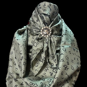 Silk scarf Wild Rags Sage Brands