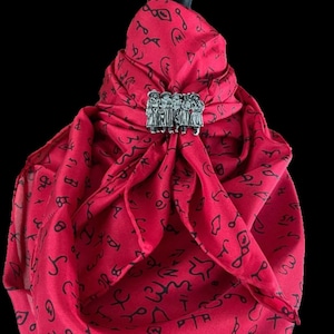 Silk scarf Wild Rags Red Brands