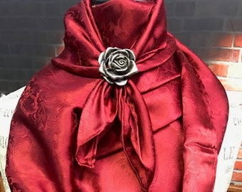Ragged Rose Velvet Evening Scarf
