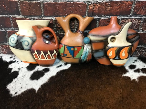 Southwest Pottery Wall or Table Top Decor | Etsy