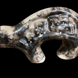 Navajo made Otter Horse Hair Pottery