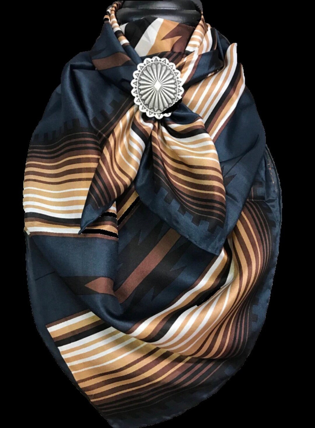 Silk Scarf Wild Rags Aztec - Etsy