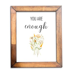 You Are Enough - Wall Art - Portrait