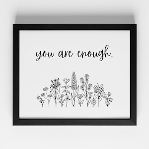 You Are Enough - Wall Art