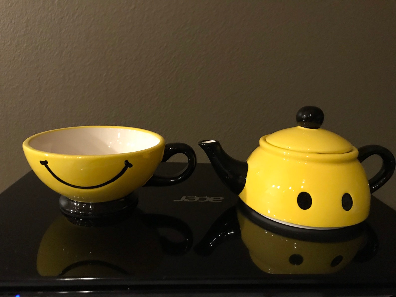 Unique Cracker Barrel Ceramic Teapot breakfast Makes Me Etsy