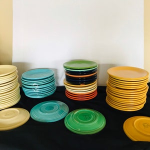 Vintage Fiesta Bread and Butter Plate with  assorted color