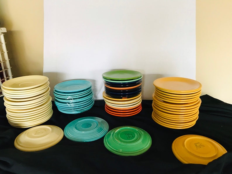 Vintage Fiesta Bread and Butter Plate With Assorted Color Etsy