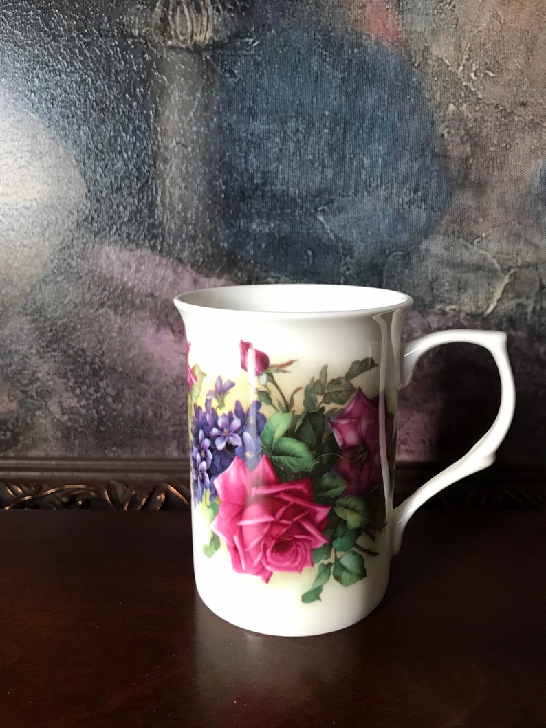 Beautiful Gracie China Rose Chintz Teapot pair Tea cup with Etsy