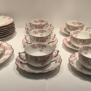 Limoges Flower Plate - Etsy