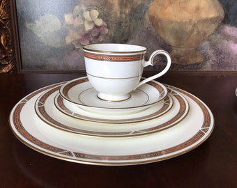 Noritake 9771 Pacific Majesty 5 Piece Place Setting X 4 Bone China