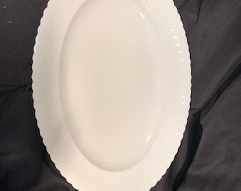 Hermosa bandeja ovalada para servir Nicole (remolino) de 13 3/4" de KAISER, Alemania Occidental