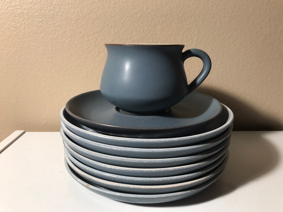 Denby Stoneware Replacement 4 Dinner Plates, 7 Bread & Butter Plates