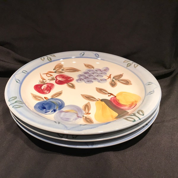 Gibson Fruit Dinner Plates Etsy