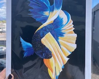 Beachy Betta Print
