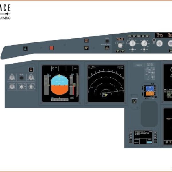 "Airbus A320-200 - ""Cockpit Familiarisation Poster - Full Scale 3 Poster Set""."