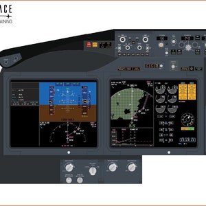 Boeing 737-8 MAX Cockpit Familiarization Poster - Digital Full Scale 3 Poster Set