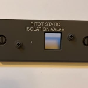 Q400 Pitot Static Control Panel