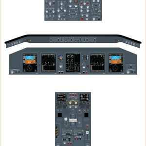 Embraer 170/190 Cockpit Poster (Digital Download) – Pilot Training Poster – Aviation Wall Art