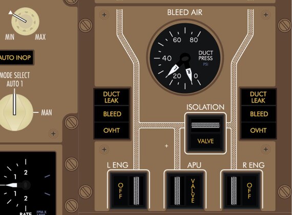 Boeing 757-200 Cockpit Poster (digital Download) – Pilot Training