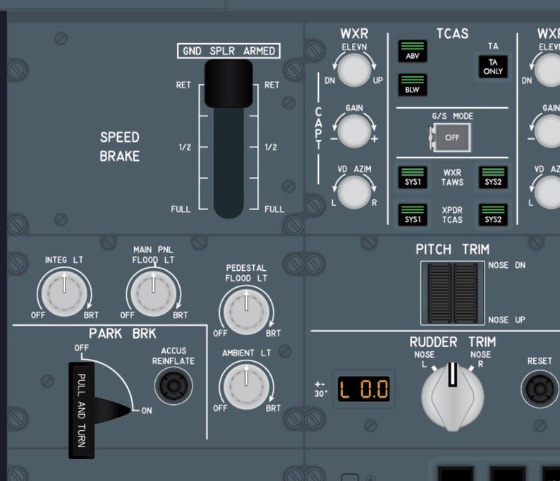 Airbus A380-800 Cockpit Poster (digital Download) – Pilot Training ...