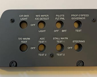 Q400 Captains Side Panel