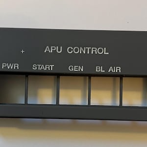 Q400 APU Control Panel