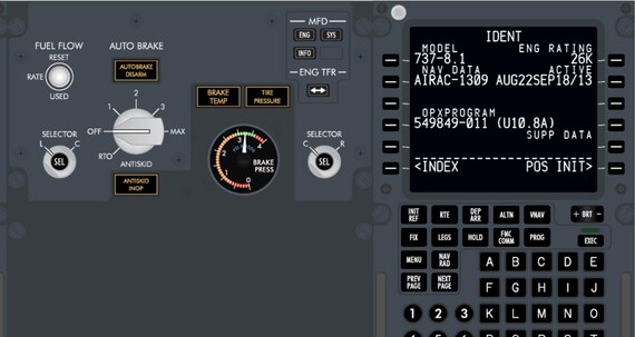Boeing 737-8 MAX Cockpit Poster (digital Download) – Pilot