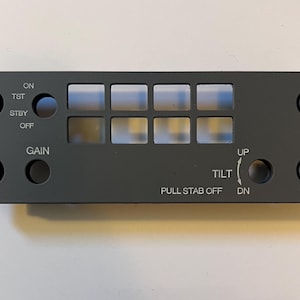 Q400 Weather Radar Control Panel