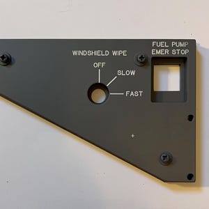 MD11 Left Side Wiper Control Panel